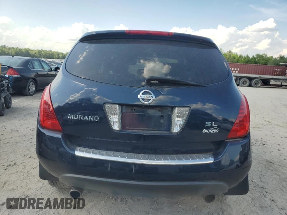 2007 Nissan Murano SL z VIN JN8AZ08T67W515377, wystawiony jako Copart lot #54874085 z przebiegiem 155 308 mil mil oraz Szkoda całkowita • Salvage title. Historia ofert i sprzedaży dostępna na DreamBid. Obrazek 6.