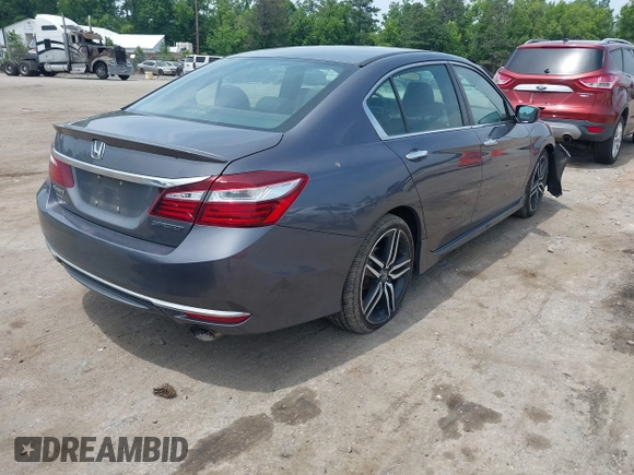 2016 Honda Accord Sport with VIN 1HGCR2F58GA076752, listed as a IAAI auction lot 42506589 with 146,474 mi miles and . Bid and sale history available at DreamBid. Image 4.