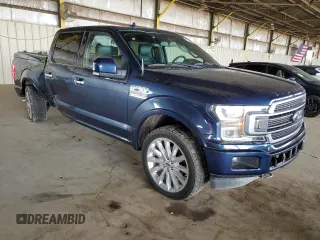 2018 Ford F-150 XL with VIN 1FTEW1EGXJFE48440, listed as a Copart auction lot 51834215 with 53,389 mi miles and Salvage Title. Bid and sale history available at carsss.com. Image 4.