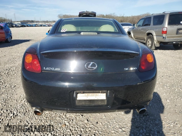 2005 Lexus SC with VIN JTHFN48Y950067800, listed as a Copart auction lot 49447765 with 76,030 mi miles and Salvage Title. Bid and sale history available at carsss.com. Image 6.
