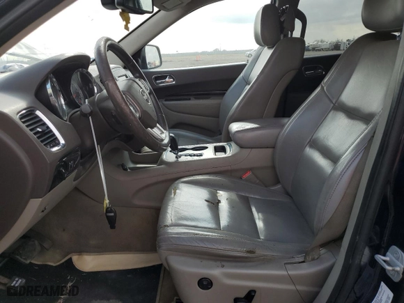 2013 Dodge Durango Crew with VIN 1C4SDHDT3DC697734, listed as a Copart auction lot 43588155 with 150,720 mi miles and Salvage Title. Bid and sale history available at carsss.com. Image 7.