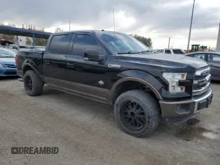 2016 Ford F-150 XL with VIN 1FTEW1CF4GFB98468, listed as a Copart auction lot 42740445 with 115,375 mi miles and Salvage Title. Bid and sale history available at carsss.com. Image 4.