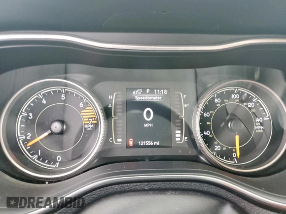 2019 Jeep Cherokee Latitude with VIN 1C4PJLCB6KD264183, listed as a Copart auction lot 64871745 with 121,556 mi miles and Salvage title. Bid and sale history available at DreamBid. Image 9.