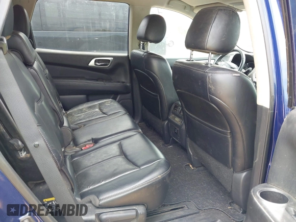 2017 Nissan Pathfinder S with VIN 5N1DR2MN5HC902786, listed as a IAAI auction lot 42042789 with 126,766 mi miles. Bid and sale history available at carsss.com. Image 8.