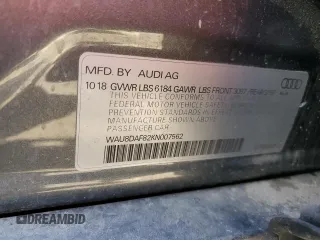 2019 Audi A8 z VIN WAU8DAF82KN007562, wystawiony jako Copart lot #42766345 z przebiegiem 92 532 mil mil oraz Szkoda całkowita • Salvage title. Historia ofert i sprzedaży dostępna na DreamBid. Obrazek 15.