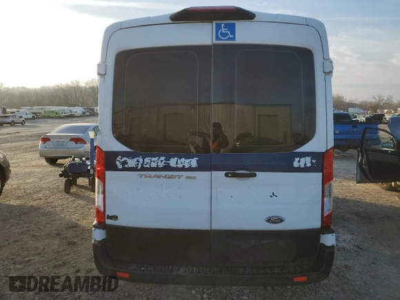2020 Ford Transit z VIN 1FMZK1C87LKB11433, wystawiony jako Copart lot #85380574 z przebiegiem Nie podano mil oraz Szkoda całkowita • Salvage title. Historia ofert i sprzedaży dostępna na DreamBid. Obrazek 6.