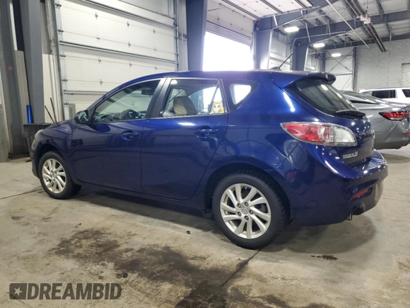 2012 Mazda 3 i Grand Touring with VIN JM1BL1M74C1648789, listed as a Copart auction lot 50654235 with 114,037 mi miles and Salvage Title. Bid and sale history available at DreamBid. Image 2.