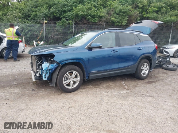 2020 GMC Terrain SLE with VIN 3GKALTEV9LL184285, listed as a IAAI auction lot 42292367 with 61,912 mi miles and . Bid and sale history available at DreamBid. Image 18.
