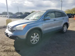 2007 Honda CR-V EX-L with VIN JHLRE48747C033516, listed as a Copart auction lot 53287685 with 195,093 mi miles and Clean Title. Bid and sale history available at carsss.com. Image 1.