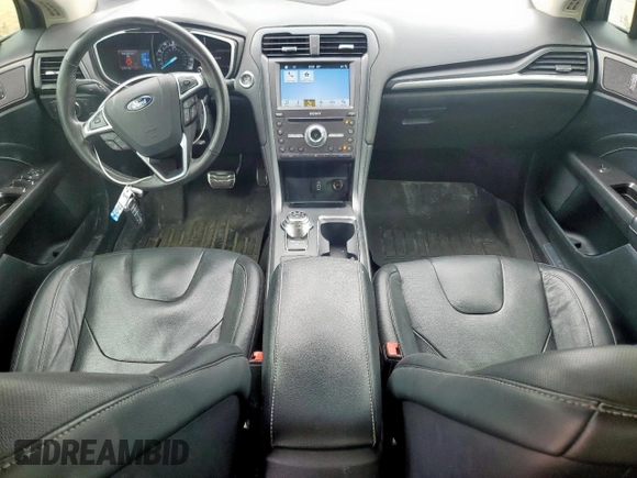 2017 Ford Fusion Titanium with VIN 3FA6P0K90HR178834, listed as a Copart auction lot 57420795 with 127,977 mi miles and Salvage title. Bid and sale history available at DreamBid. Image 8.