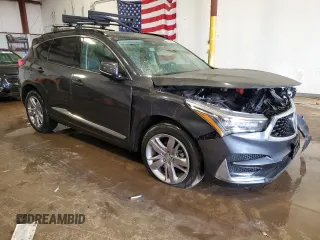 2019 Acura RDX Advance with VIN 5J8TC2H73KL013202, listed as a Copart auction lot 46850345 with 39,596 mi miles and Salvage Title. Bid and sale history available at DreamBid. Image 4.