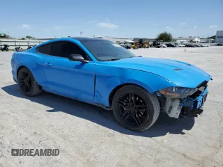 2022 Ford Mustang EcoBoost with VIN 1FA6P8TH8N5128296, listed as a Copart auction lot 56990925 with 61,631 mi miles and Salvage title. Bid and sale history available at DreamBid. Image 4.