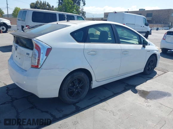 2012 Toyota Prius One with VIN JTDKN3DU8C5456635, listed as a IAAI auction lot 42147936 with 22,834 mi miles and . Bid and sale history available at DreamBid. Image 4.