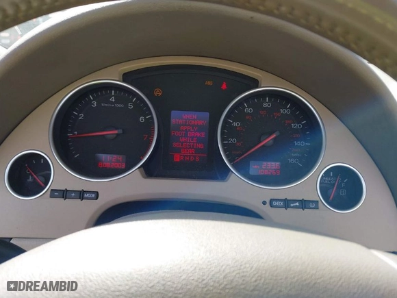 2005 Audi A4 1.8T with VIN WAUAC48H75K010658, listed as a IAAI auction lot 41840942 with 108,269 mi miles. Bid and sale history available at carsss.com. Image 7.