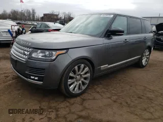 2014 Land Rover Range Rover Supercharged with VIN SALGS3TF6EA143409, listed as a Copart auction lot 46259735 with 82,373 mi miles and Salvage title. Bid and sale history available at DreamBid. Image 1.