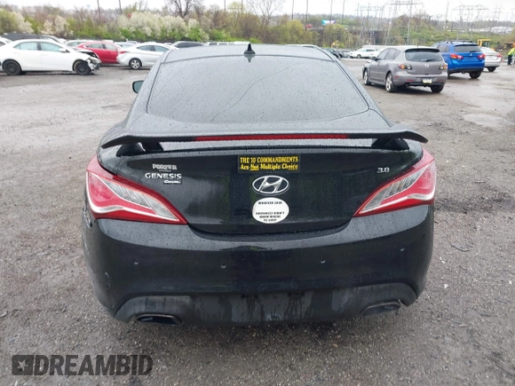 2016 Hyundai Genesis Coupe R-Spec with VIN KMHHU6KJ9GU132432, listed as a IAAI auction lot 42009573 with 63,267 mi miles and . Bid and sale history available at DreamBid. Image 17.