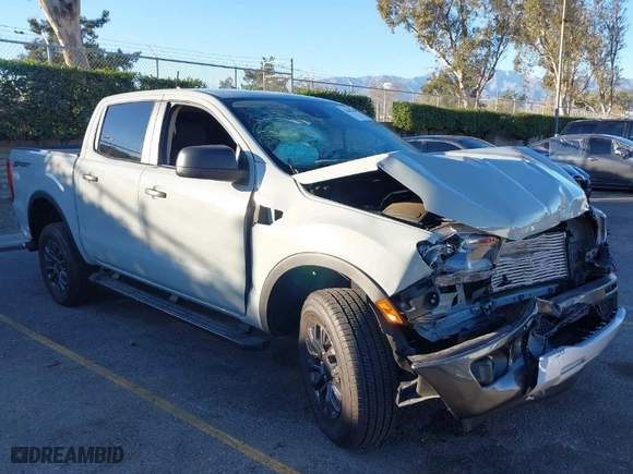 2023 Ford Ranger XL with VIN 1FTER4EH6PLE02485, listed as a IAAI auction lot 41291246 with 25,230 mi miles. Bid and sale history available at carsss.com. Image 1.