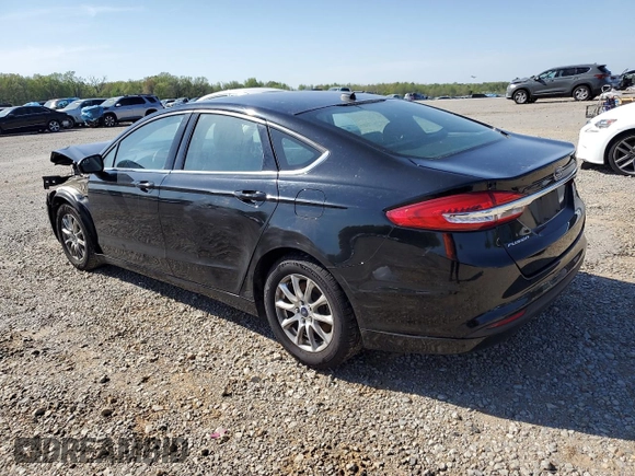 2017 Ford Fusion S with VIN 3FA6P0G7XHR172109, listed as a Copart auction lot 52152715 with 105,217 mi miles and Salvage Title. Bid and sale history available at carsss.com. Image 2.