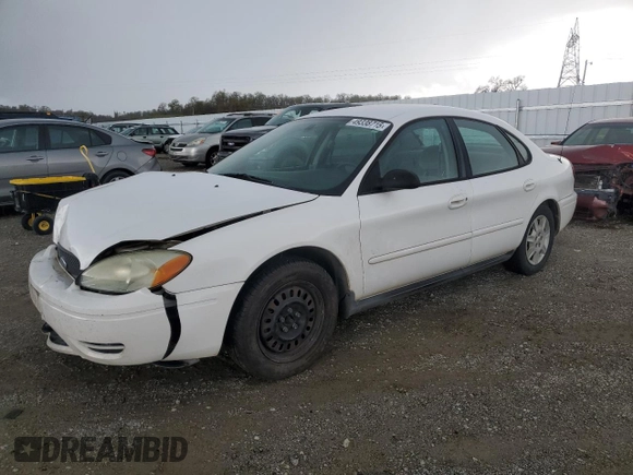 2005 Ford Taurus SE with VIN 1FAFP53215A238754, listed as a Copart auction lot 49338715 with 214,694 mi miles and Salvage Title. Bid and sale history available at carsss.com. Image 1.