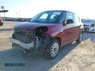 2017 FIAT 500L Pop with VIN ZFBCFAAHXHZ038853, listed as a IAAI auction lot 41298267 with 126,293 mi miles and . Bid and sale history available at DreamBid. Image 2.