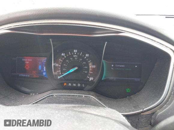 2013 Ford Fusion SE Hybrid with VIN 3FA6P0LU2DR178539, listed as a IAAI auction lot 42120614 with 177,500 mi miles. Bid and sale history available at carsss.com. Image 7.