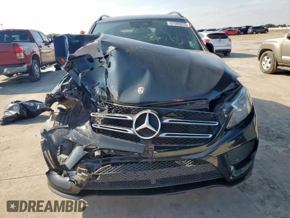 2018 Mercedes-Benz GLE 350 with VIN 4JGDA5JB5JB048395, listed as a Copart auction lot 57509215 with Not provided miles and Salvage title. Bid and sale history available at DreamBid. Image 5.