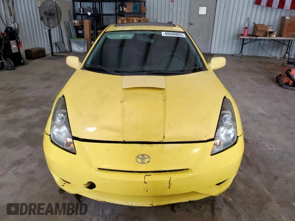 2005 Toyota Celica GT z VIN JTDDR32T750181878, wystawiony jako Copart lot #60560855 z przebiegiem 213 249 mil mil oraz Czysty tytuł • Clean title. Historia ofert i sprzedaży dostępna na DreamBid. Obrazek 5.