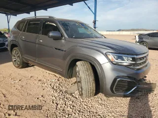2023 Volkswagen Atlas SEL Premium R-Line with VIN 1V2FR2CAXPC506457, listed as a Copart auction lot 63407945 with 36,056 mi miles and Salvage title. Bid and sale history available at DreamBid. Image 4.