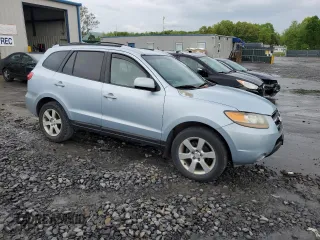 2007 Hyundai Santa Fe SE with VIN 5NMSH73E07H040588, listed as a Copart auction lot 56698875 with 177,099 mi miles and Salvage title. Bid and sale history available at DreamBid. Image 4.