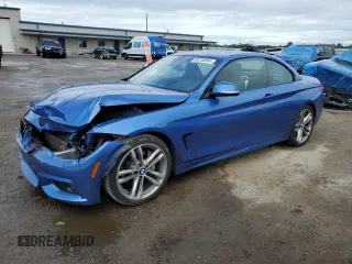 2018 BMW 4 Series 440i z VIN WBA4Z5C52JEE16826, wystawiony jako Copart lot #80736954 z przebiegiem Nie podano mil oraz Szkoda całkowita • Salvage title. Historia ofert i sprzedaży dostępna na DreamBid. Obrazek 1.