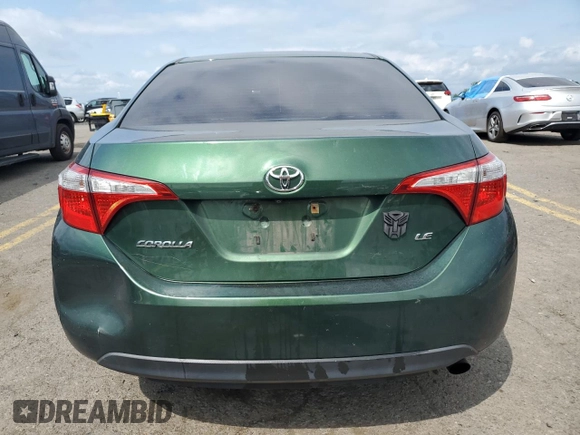 2016 Toyota Corolla L with VIN 2T1BURHE8GC651815, listed as a Copart auction lot 64556965 with 114,190 mi miles and Salvage title. Bid and sale history available at DreamBid. Image 6.