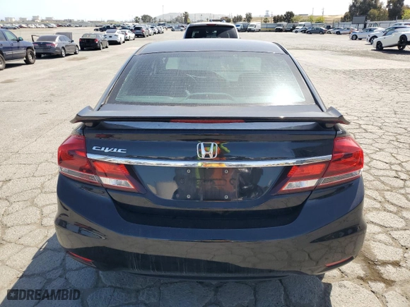 2014 Honda Civic Sedan EX-L with VIN 19XFB2F96EE012416, listed as a Copart auction lot 54195665 with 189,574 mi miles and Salvage Title. Bid and sale history available at carsss.com. Image 6.