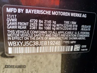 2018 BMW X2 xDrive28i z VIN WBXYJ5C38JEB19248, wystawiony jako Copart lot #56307905 z przebiegiem 40 084 mil mil oraz Szkody całkowita. Historia ofert i sprzedaży dostępna na DreamBid. Obrazek 13.