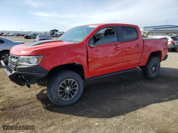 2019 Chevrolet Colorado 4WD ZR2 with VIN 1GCGTEEN2K1183731, listed as a Copart auction lot 81519184 with 95,485 mi miles and Salvage Title. Bid and sale history available at carsss.com. Image 1.