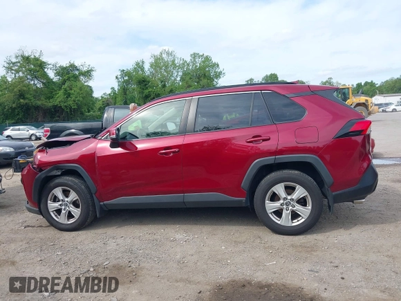 2019 Toyota RAV4 XLE with VIN JTMP1RFV2KD021348, listed as a IAAI auction lot 42198925 with 130,838 mi miles and . Bid and sale history available at DreamBid. Image 14.
