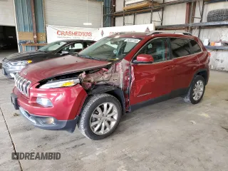 2015 Jeep Cherokee Limited z VIN 1C4PJMDS2FW735972, wystawiony jako Copart lot #55307765 z przebiegiem 104 025 mil mil oraz Szkoda całkowita • Salvage title. Historia ofert i sprzedaży dostępna na DreamBid. Obrazek 1.