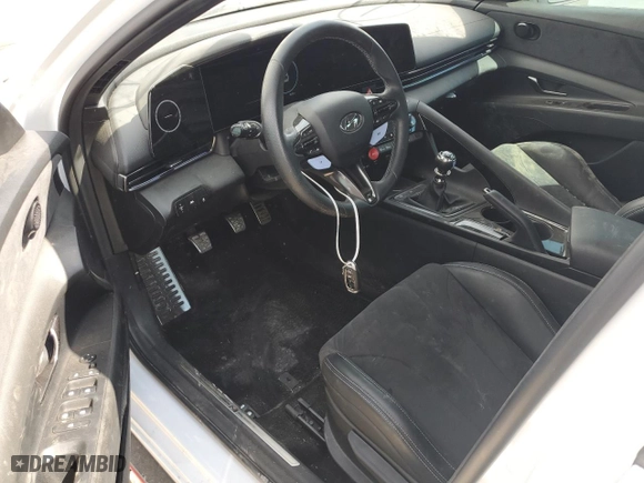 2022 Hyundai Elantra N with VIN KMHLW4AK8NU008930, listed as a Copart auction lot 71982854 with 30,590 mi miles and Salvage Title. Bid and sale history available at carsss.com. Image 8.