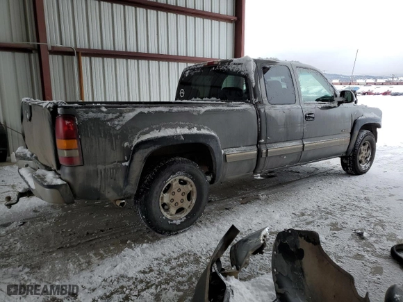 2000 Chevrolet Silverado 1500 LT with VIN 1GCEK19T9YZ247995, listed as a Copart auction lot 42500715 with 0 mi miles and Clean Title. Bid and sale history available at carsss.com. Image 3.