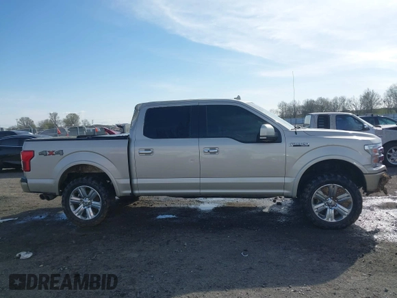 2018 Ford F-150 XL with VIN 1FTEW1E50JKC01823, listed as a IAAI auction lot 41824169 with 130,034 mi miles. Bid and sale history available at carsss.com. Image 12.