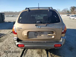 2004 Hyundai Santa Fe GLS with VIN KM8SC73E24U746430, listed as a Copart auction lot 46795375 with 167,697 mi miles and Salvage Title. Bid and sale history available at carsss.com. Image 6.