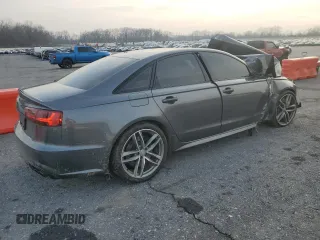 2016 Audi S6 Prestige with VIN WAUH2AFC9GN010797, listed as a Copart auction lot 86683494 with 114,534 mi miles and Salvage Title. Bid and sale history available at carsss.com. Image 3.