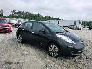 2013 Nissan LEAF SV with VIN 1N4AZ0CP1DC408729, listed as a Copart auction lot 57036265 with 72,881 mi miles and Salvage title. Bid and sale history available at DreamBid. Image 13.