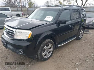 2012 Honda Pilot EX-L with VIN 5FNYF4H69CB076534, listed as a IAAI auction lot 41853158 with 189,003 mi miles. Bid and sale history available at carsss.com. Image 2.