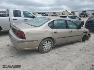 2001 Chevrolet Impala with VIN 2G1WF55E519281867, listed as a Copart auction lot 51529345 with 0 mi miles and Salvage Title. Bid and sale history available at carsss.com. Image 3.