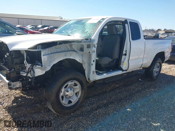2022 Toyota Tacoma SR with VIN 3TYRX5GN5NT055120, listed as a IAAI auction lot 41687849 with 18,751 mi miles and . Bid and sale history available at DreamBid. Image 19.