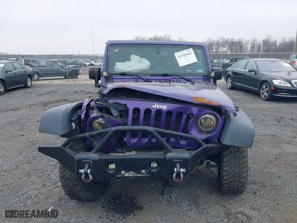 2018 Jeep Wrangler JK Unlimited Sport S with VIN 1C4BJWDG8JL828832, listed as a IAAI auction lot 41785365 with NaN miles. Bid and sale history available at carsss.com. Image 12.