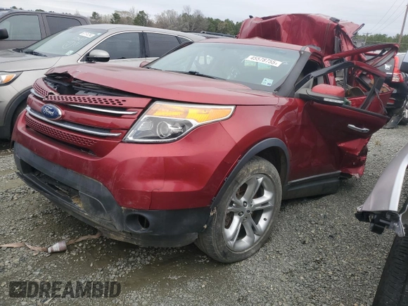 2015 Ford Explorer Limited with VIN 1FM5K7F85FGC38086, listed as a Copart auction lot 45578755 with Not Provided miles and Salvage Title. Bid and sale history available at carsss.com. Image 1.