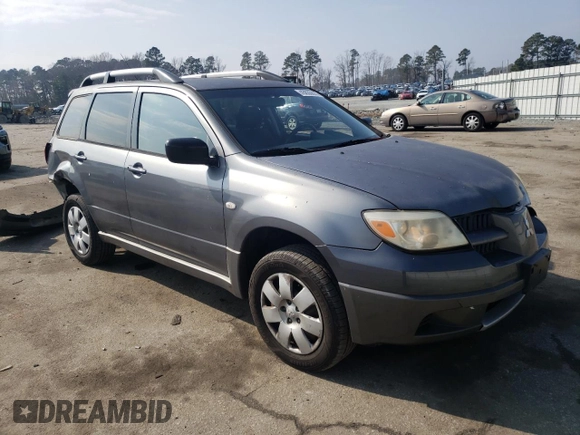 2005 Mitsubishi Outlander LS with VIN JA4LX31F85U031682, listed as a Copart auction lot 43630895 with 151,270 mi miles and Salvage Title. Bid and sale history available at carsss.com. Image 4.