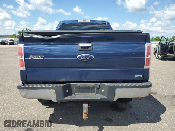 2011 Ford F-150 XL with VIN 1FTFX1EF4BFA67287, listed as a Copart auction lot 64057305 with 185,075 mi miles and Salvage title. Bid and sale history available at DreamBid. Image 6.