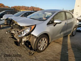 2012 Kia Rio EX with VIN KNADN5A38C6011321, listed as a Copart auction lot 75755234 with 111,405 mi miles and Salvage Title. Bid and sale history available at carsss.com. Image 1.